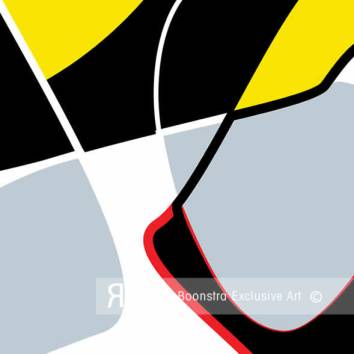 Thumbnail Kleurrijk detail uit het abstracte schilderij 