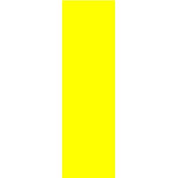 Abstract kunstpaneel op plexiglas in een krachtige kleur geel.
