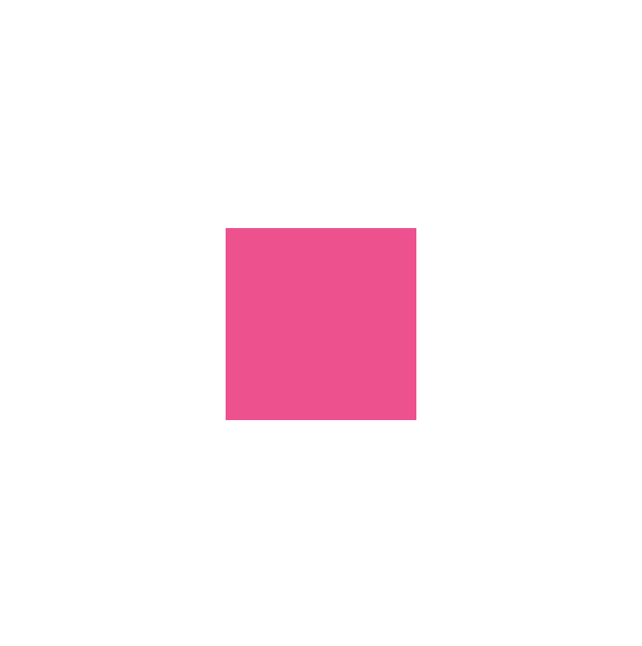 Vierkant in fuchsia roze, minimalistische kunst met warme en energieke uitstraling.